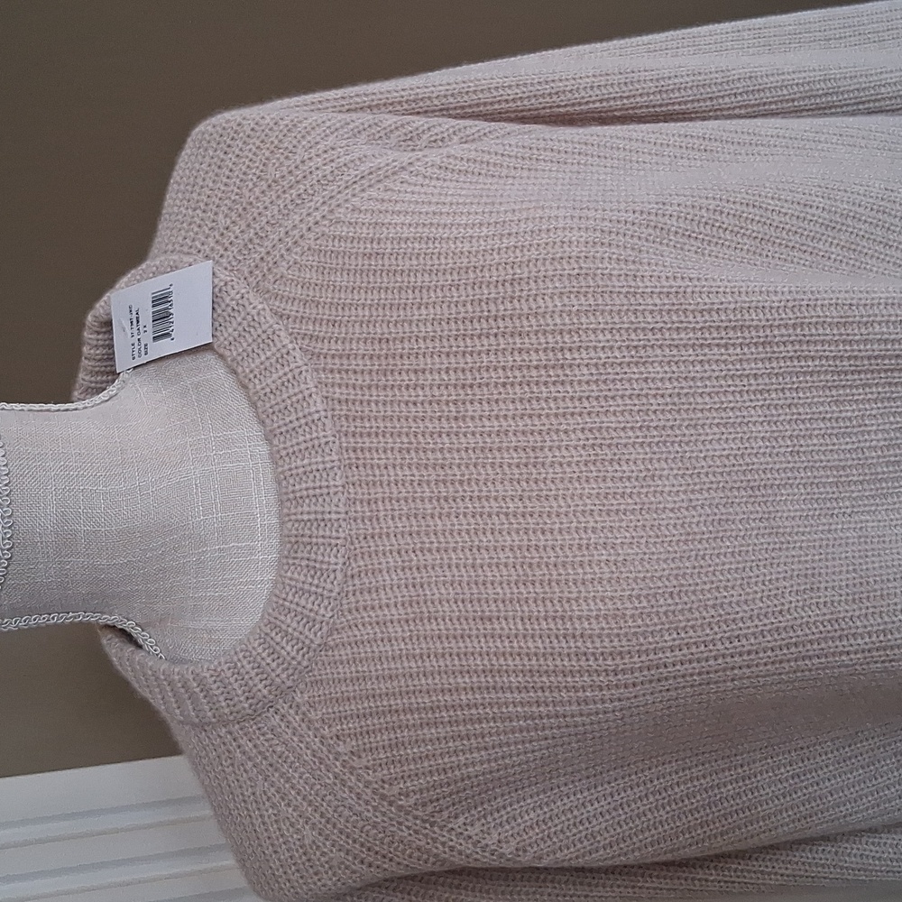 NWT Jenni Kayne Cashmere Fisherman Knit Sweater - Picture 4 of 10